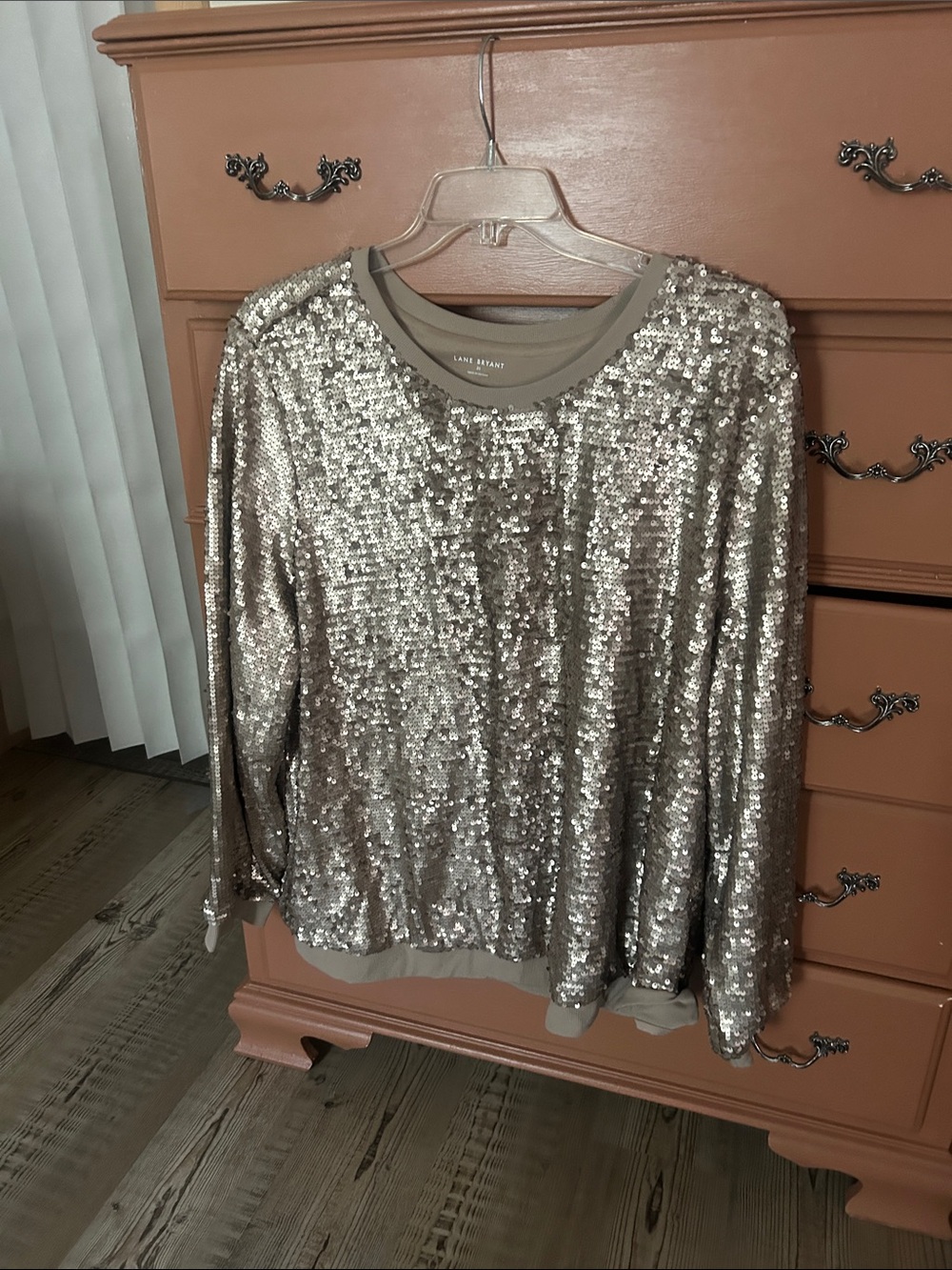 Long sleeve women’s sequence top